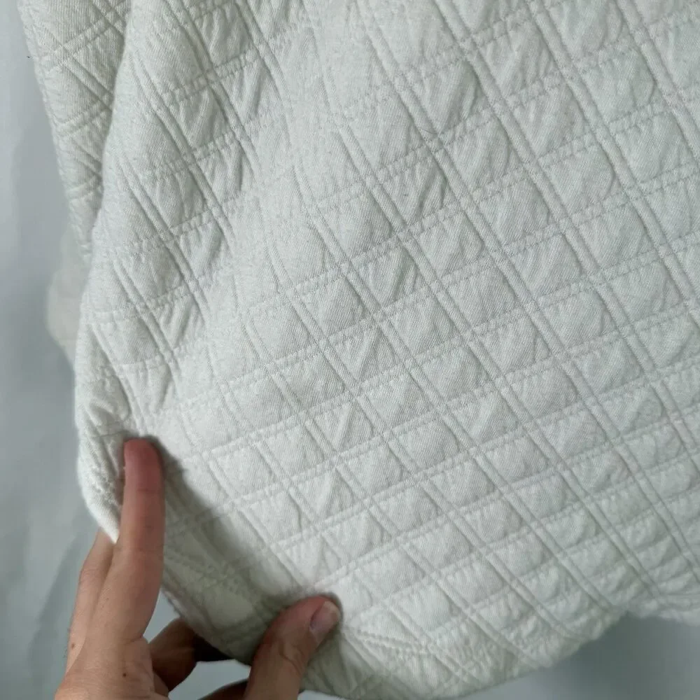 J. Crew Sweater Women's Medium White Turtleneck Long Sleeve Pullover - Picture 8 of 8